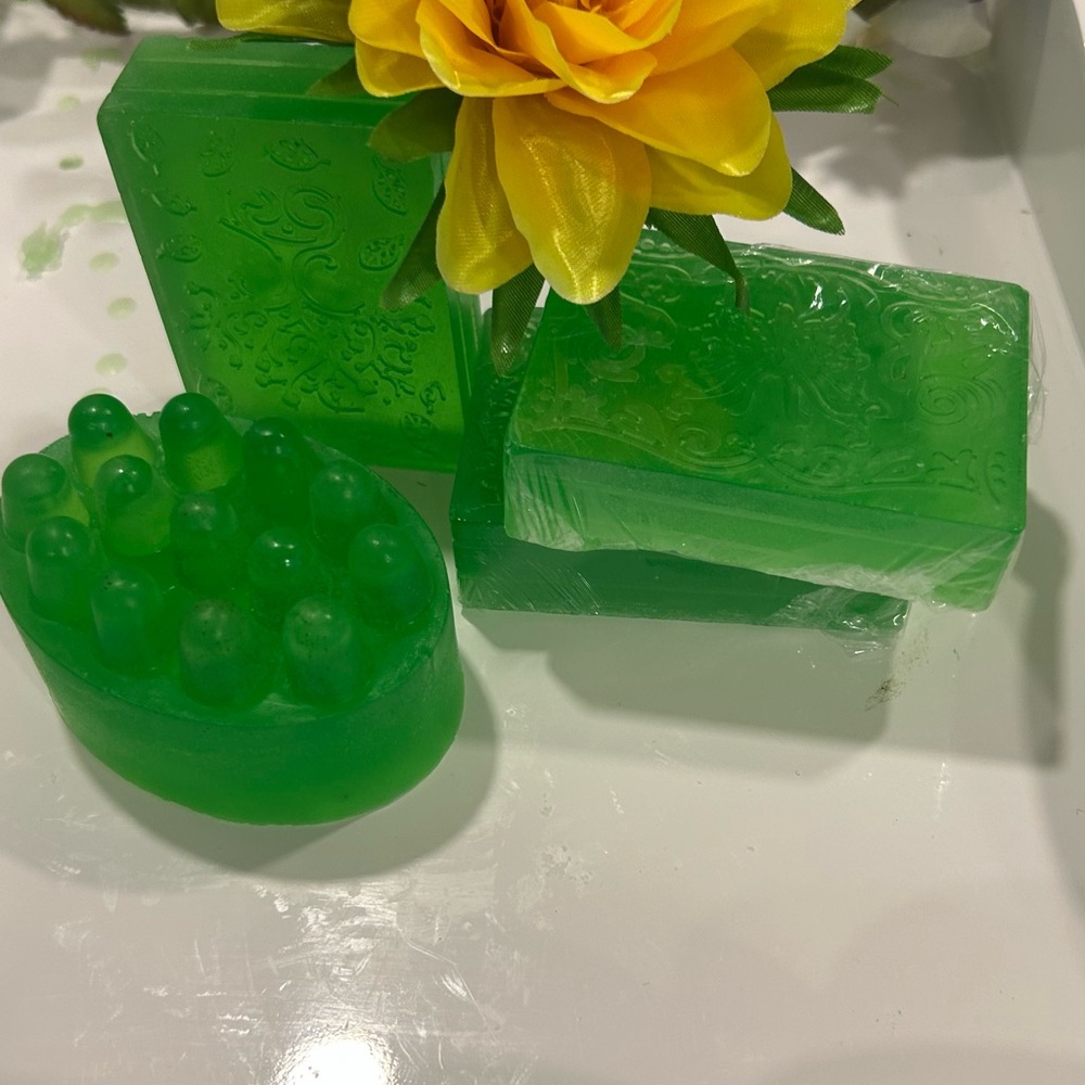 Elegant Green Soap Collection
